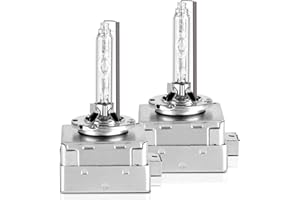 ‎NUROTA NUROTA D1S HID-Scheinwerferlampen mit StVZO Zulassung, Metallring, 6000K Weißlicht Auto Frontscheinwerfer