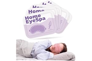 IEA Medical Home Eye Spa - Lavanda - Pack de 5 Mascarillas Calentadoras para los Ojos | Mascarilla Calentadora para la Relajación | Almohadillas Calentadoras para los Ojos | Relajación para los Ojos