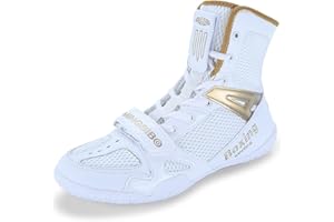 ADOFF Chaussures de Boxe pour Hommes Femmes Chaussures de Lutte pour Adolescents Chaussures de Boxe thaïlandaises Chaussures d'entraînement aux Arts Martiaux Chaussures de Sport