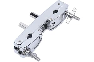 Hapihom Adjustable Drum Multi-clamp, Premium Alloy Material Durable Multiclamp Cymbal Stand Mount Holder For Drum Cymbal Stands Holders