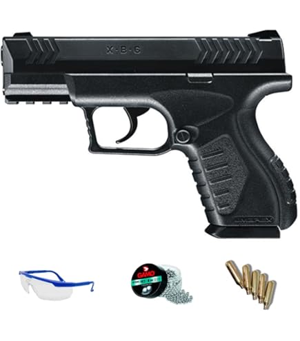 Daisy 426 - Pistola De Perdigones 4,5mm Con Funda, Balines Y Bombonas De CO2. ¡Precaución, Solo Para Mayores De 18 Años!