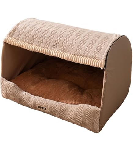 Galatée Katzenhaus Iglu - Weiches Höhlenbett Mit Memory-Schaum, Abnehmbarer Bezug