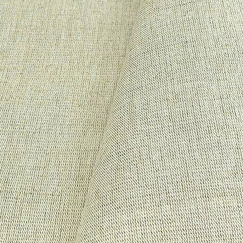 TOLKO® Universal Leinen Stoff mit Baumwolle Dekostoff natur meliert blickdicht Bekleidungs und Dekoware - 2