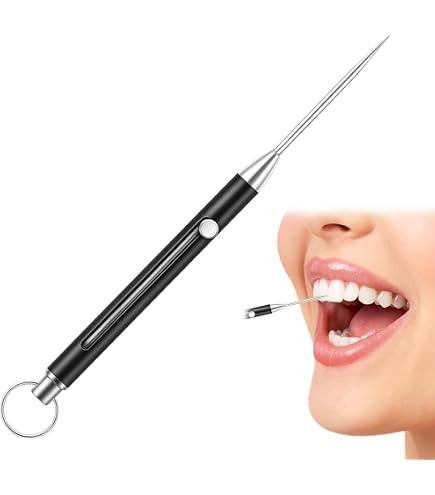 Cators Sterling Silver Toothpick - Tooth Pick with 9ct Gold Blade