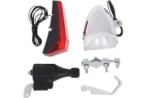 DEMIAWAKING UEB Sans Alimentation Par Batterie Ensemble Lumière Vélo/Cyclisme Alimenté Par Dynamo Phare Sécurité Améliorées