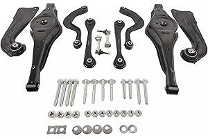 DIXHILLS Querlenker Federaufnahme Querlenker-Set verstärkt hinten, kompatibel mit A3 Q3 TT Alte-a Superb CC Golf Plus V VI 7N 5N 1T1 1T2, Ersatz für 1K0505465C 1K0505323N