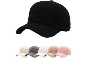 Cozyan Casquette de Baseball Casquettes d'hiver en Warm Winter Baseball Cap Casquette de Baseball Coton Anti-Soleil Baseball Cap Hommes Femmes Femme d'hiver Unisexe Réglable Casquettes