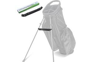 LZFAN Bolsa de golf con correa de sujeción para piernas, bolsa de soporte de golf, accesorios para bolsa de golf estabilizada, soporte para bolsa de golf no se desliza