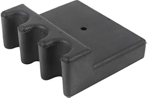 ‎KEENSO Keenso Pool Queue Stick Halter, langlebig 3 Löcher Claw Pool Queue Rest Leichter Pool Queue Halter Zubehör Schwarz