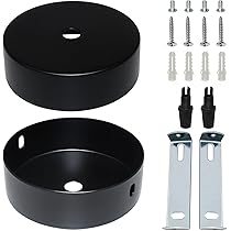 Rosone Da Soffitto Singolo Sottile Bianco 24x24x115mm - Foto 14