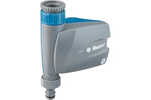 Station de minuterie Bluetooth Hunter Alimentée par Piles et Contrôlée par une Application, gris/bleu