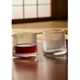 JAPAN 2li Karıştırıcı Kokteyl Bardağı - Meşrubat Bardak Takımı - D&ouml;nme Mekanizmalı- 150 ML