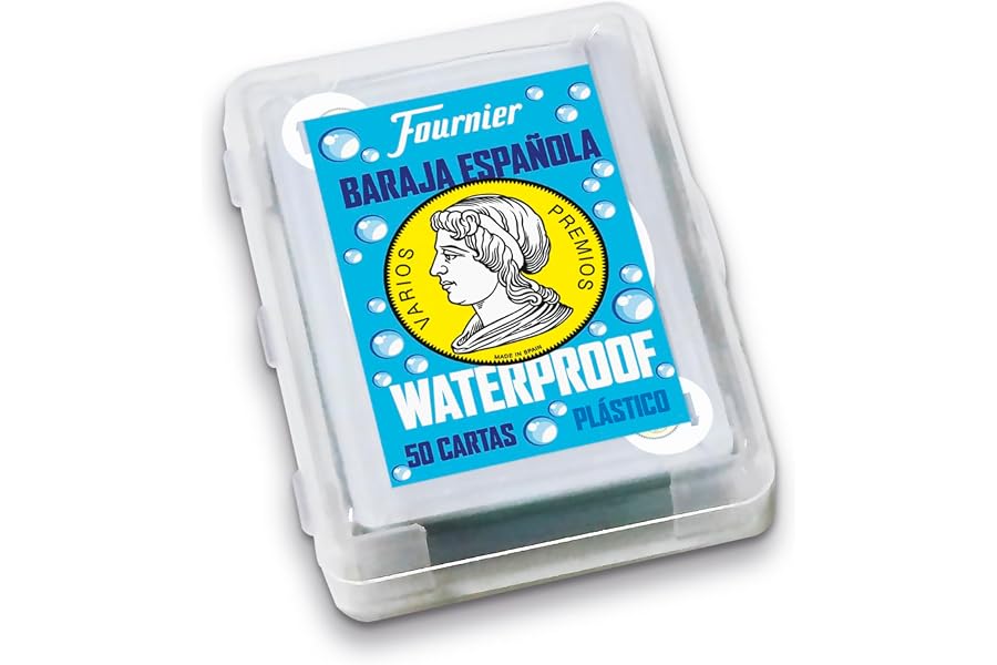 Fournier-Baraja Española de Cartas Waterproof de Plástico para piscina y playa, color no aplica (1045928)