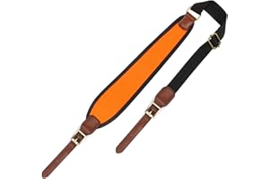 GUGULUZA Gepolstert Gewehrgurt Gewehrriemen mit Zwei Lederspitze Gun Sling Strap