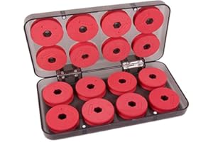 GNHG Vorfachtasche Spooler der Fischerei Mini Fishing Line Spooler Rollenwickler Schaumstoff Schnuraufwickler für Vorfächer Fishing Vorfach Angelschnur Spulen mit Kunststoff Box Schaumstoff 1 Stück