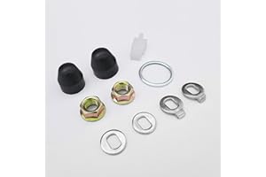 YOUNG WOLF E-Bike Hub Motor Nuts Bike Safety Washers Electric Bicycle Wheel Lock Nuts Motor Axle Bolt Screw (M16(16mm))