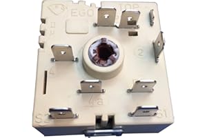 DREHFLEX Energieregler Zweikreis für E.G.O. EGO 50.55021.100 (u.a. passend für AEG 3051706210, C00267119, Miele 4726250, Gorenje 716270, BSH 00605922/5055021100 / 481231038481, C00056412)