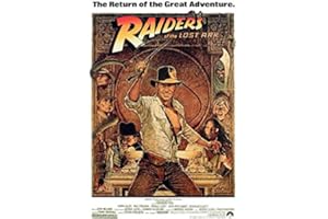 1ART1 Indiana Jones Póster En Busca del Arca Perdida Cartel 98x68 cm