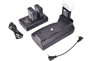 MYCANDY DSTE EOS RP Vertical Battery Grip + 2 x LP-E17 Battery + Dual USB Charger with LCD Display Compatible for Canon EOS RP Camera