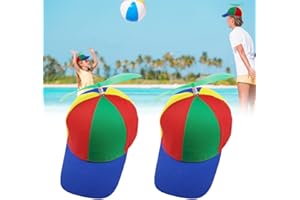 Jooheli Casquette à Hélice, 2 Pièces Hélice Casquette hélicoptère, Casquettes de Baseball à Hélices pour Enfant/Adult, Taille Ajustable
