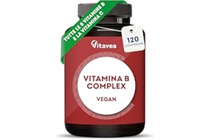 VITAVEA BIEN-ETRE Complesso Vitaminico B ad Alto Dosaggio con Vitamina C – Tutte le 8 Vitamine del Gruppo B (B1, B2, B3, B5, B6, B7, B9, B12) – 1 Compressa al Giorno – Testato in Laboratorio, Senza Additivi Indesiderat