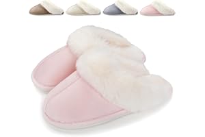 BHFRGAS Slippers Women Comfy Non-Slip Warm Womens Slippers with Memory Foam Fluffy Fuzzy Soft Winter for Outdoor Indoor