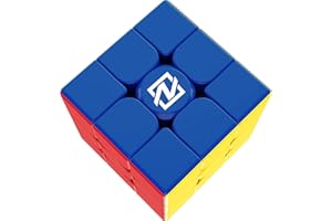 GOLIATH Nexcube 3x3 Clásico. El Cubo para Speedcubers. Máxima Velocidad. Sin Pegatinas. Con posicionamiento preciso y sistema de doble ajuste, multicolor