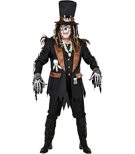NET TOYS Voodoo Stab 120cm - Totenkopf Zepter Für Halloween & Kostümpartys