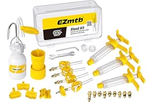 Tongdejing Kit de réparation de vélo - Kit de purge de frein hydraulique - Pour Shimano, Magura - Pour Tektro - Pour la série SRAM