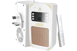 BORTONY Quran Speaker SQ669, LED Light Wall Plug Speaker, Wireless Islamic Speaker with Translation, Bluetooth Remote Control Quran Speaker, USB Support Smart Speaker for Home