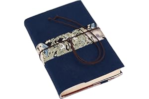 CRASPIRE Couverture de Livre A5 taille 8.3 x 6.3 pouces Tissu en Lin Doux Dragon Bleu Foncé Housse de Livre Lavable Marque Page Couverture Rigide Couverture Souple Protecteur de Livre les Amoureux