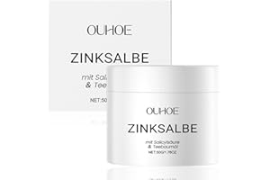 LILELIG Zinksalbe Gegen Pickel,Pickel Creme,Zinksalbe Gesicht,Zugsalbe Pickel,mit Teebaumöl & Salicylsäure,Sanft Und Nicht Reizend,für Alle Hauttypen,auch für Pickel am Po und Rücken