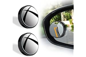 MEIEGOU Blind Spot Mirrors For Cars, Newly Upgraded Adsorption Type, High Definition Waterproof 360° Rotatable Convex Mirror, Suitable for General Motors— Blind Spot Mirrors 2-Pack