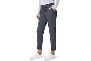 G Gradual Damenhose mit tiefen Taschen, 7/8 Stretch, Knöchel, Sweatpants für Golf, Athletik, Lounge, Reisen, Arbeit