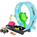 Hot Wheels® Monster Trucks Glow in The Dark Epic Loop Challenge™ Playset with Launcher, Ramp & Giant Loop, Includes 1 1:64 S