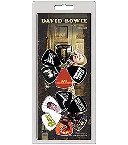 Plettri Per Chitarra David Bowie Ziggy Stardust Ufficiali - Confezione Da 6, Made In Canada - Foto 9