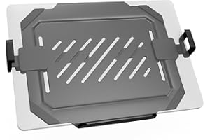 WORLDLIFT Universal Laptop Mount 12-17 Inch - VESA Laptop Adapter for VESA 75 x 75/100 x 100 mm - Notebook Holder with Ventilation Compatible with Monitor Arms