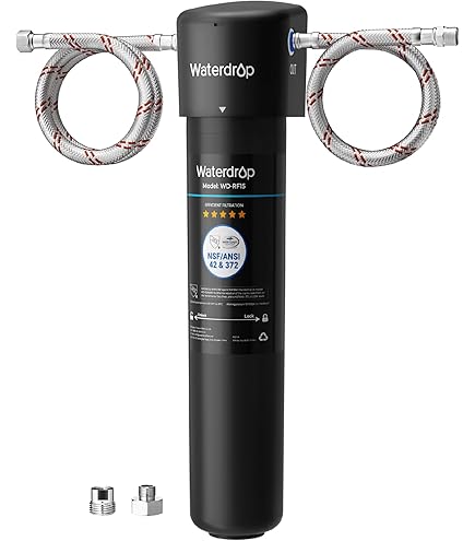 Frizzlife SW20F 0,5 Micron Onder Gootsteen Waterfilter Systeem met Geborsteld Nikkel kraan, NSF/ANSI 53&42 gecertificeerd, vermindert 99,99% Lood, Chloor, Slechte Smaak & Geur, 3 jaar Hoge Capaciteit