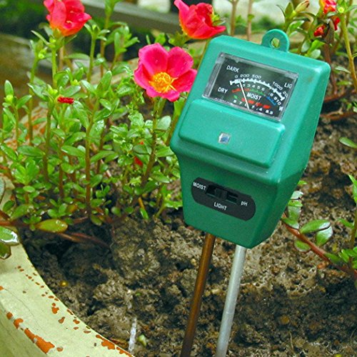 Latinaric Boden PH Messen Licht Feuchtigkeit Meter Tester Boden Wasser Garten Gras Rasen - 3