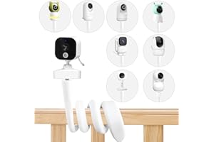 Derebir Baby Camera Monitor Mount Holder Stand for momcozy/BOIFUN 6T/2MT/VB805/jeeber VB805Pro/GHB ‎ABM700 /OBVHNUA /Nanit Pro/Outinput BM400 /Baby Monitor Mount Stand Adjustable Safer Flexible Stand