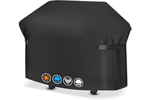 Sonharlar Grillabdeckung Wetterfest 190 cm - 7109 Grillabdeckungen für Weber Summit 600 Series Gas Grill, PU abdeckhaube für Char-Broil, Dyna-glo, Brinkmann (190 L x 68 W x 119 H cm)