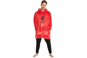 Liverpool F.C. Oversized Hoodie Blanket For Men, Official Football Gifts