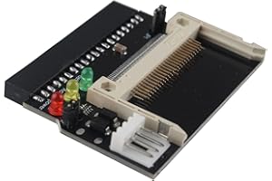 HALJIA CF to IDE Adapter 40 Pin Compact Flash Single Sided CF Card to 3.5 Female 40 Pin IDE Hard Disk Drive Converter IDE Female Expansion Card Reader Module for Notebooks Industrial Devices