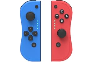 LuckyMoon Switch Controller Compatible for Switch/Lite/OLED, Replacement for Switch Controller with Motion Control, 6 Gyro Axis,Dual Vibration, Wake Up Function