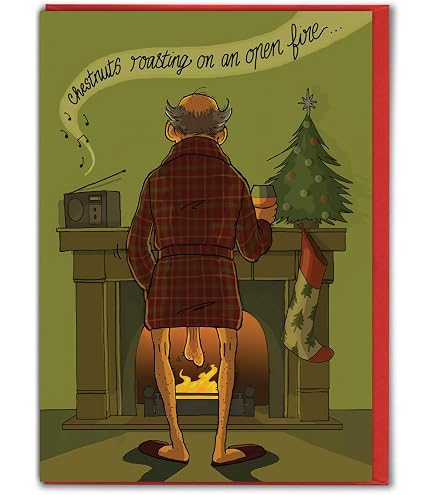 408 CHRISTMAS CARD Rude Greeting Card funny humour joke Annoying