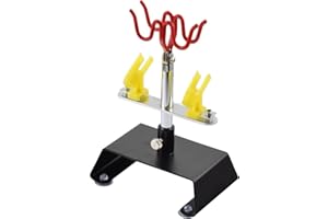 AGORA-TEC Agora di Tec® Airbrush Holder at AH 02, per il supporto di 4 pistole Airbrush massiccio supporto girevole a 360 ° con 4 Ventose