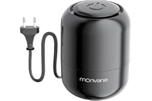 MONVANE Bomba de Aire Eléctrica 220 V 40 W, Bomba de Vacío para Bolsas de Ropa, Bomba de Aire Portátil para Bolsas de Vacío Ropa de Viaje