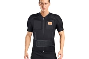 BenKen - Camisa Protectora para esquí, Snowboard, Moto Enduro, Chaqueta de protección Ajustable (Hombre y Mujer)