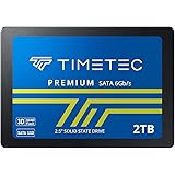 Timetec 2TB SSD 3D NAND QLC SATA III 6Gb/s 2,5 Zoll 7mm (0,28") Lesegeschwindigkeit bis zu 550 MB/s SLC Cache Performance Boo
