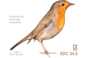 KNOBLOCH STRINGS - Cuerdas de Guitarra Española | EDC34.5 ERITHACUS Double Silver CX Carbon | Alta Tensión 34.5 | Sonido Lírico y Redondo | Brillantez y Calidez | Juego de cuerdas Flamenca y Clásica